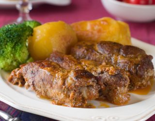 Roladki w sosie musztardowo-miodowym