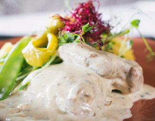 Polędwiczki w sosie musztardowym