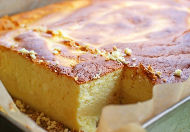 Bardzo puszysty sernik z wiaderka