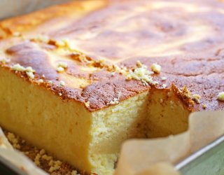 Bardzo puszysty sernik z wiaderka