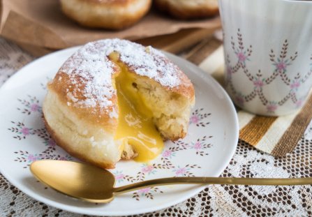 Bułeczki z kremem waniliowym