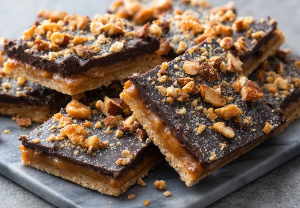 Fistaszkowy mazurek z czekoladą