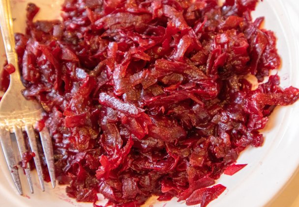 Buraczki zasmażane do obiadu