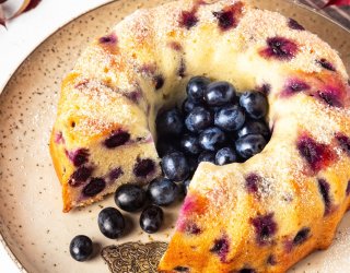 Babka z borówkami i mascarpone