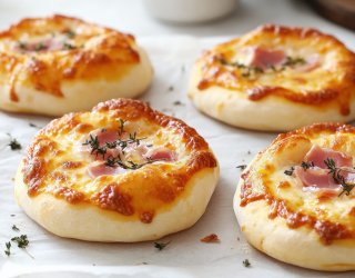 Pizzerinki z szynką