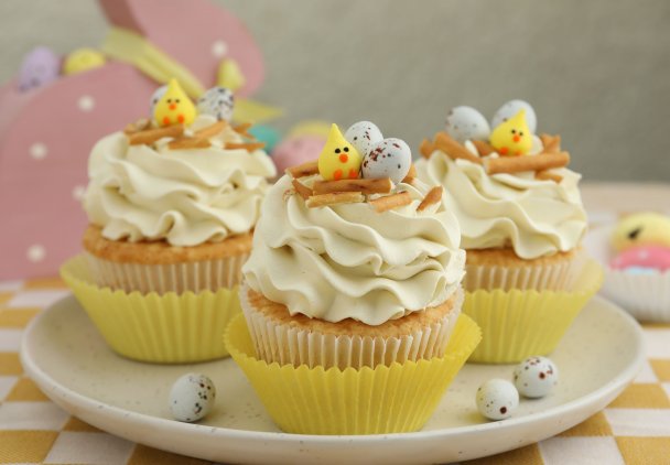 Wielkanocne babeczki z mascarpone