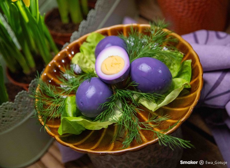  Fioletowe jajka według Ewy Wachowicz 