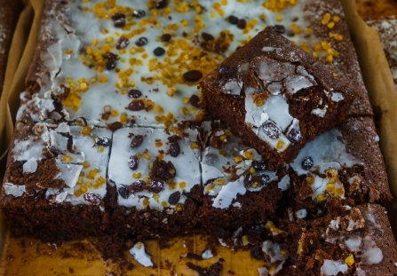 Ciasto czekoladowo-bakaliowe