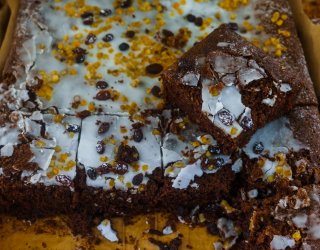 Ciasto czekoladowo-bakaliowe