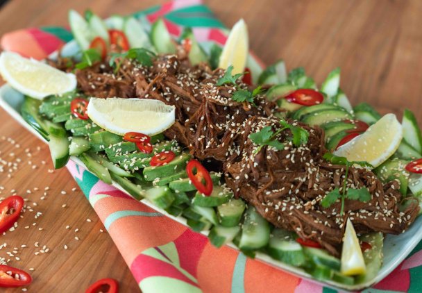 Wołowina miso ginger orange według Ewy Wachowicz