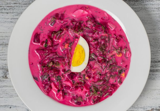 Zupa z botwiny z ziemniakami