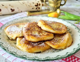 Racuchy serowe waniliowe