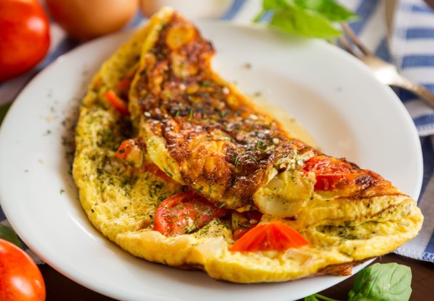 Wiosenny omlet na śniadanie