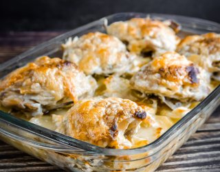 Kurczak zapiekany z pieczarkami