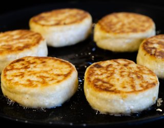 Placuszki twarogowe z patelni