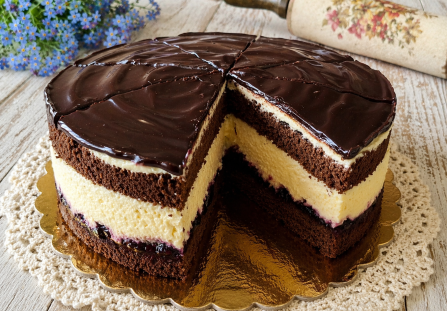 Szykowny torcik czekoladowy