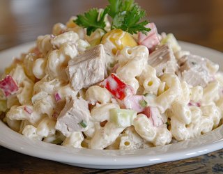 Sałatka makaronowa z kurczakiem
