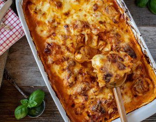 Zapiekanka z tortellini