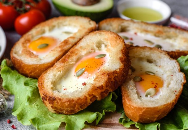 Tosty z jajkami