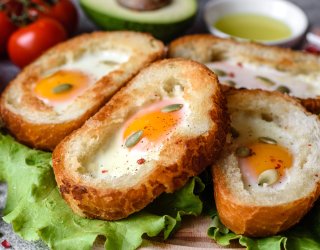 Tosty z jajkami