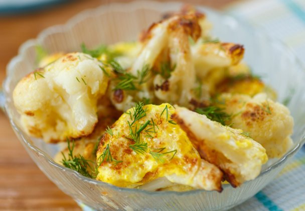 Kalafior w panierce curry