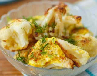 Kalafior w panierce curry