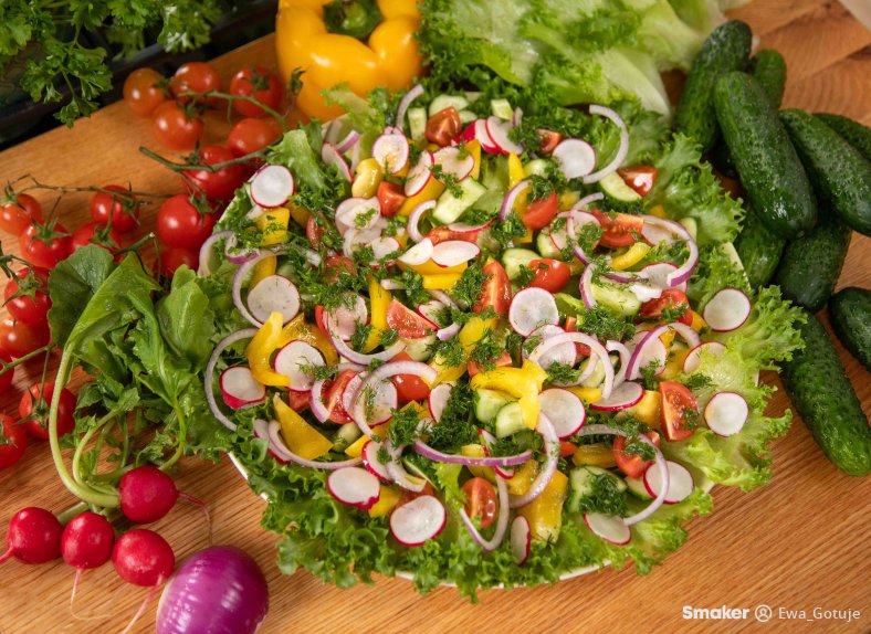  Sałatka wiosenna według Ewy Wachowicz 