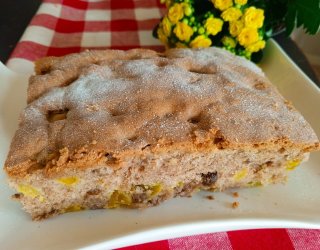 Ciasto cynamonowe z cukinią ze słoika