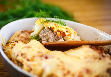 Zapiekanka z klopsikami