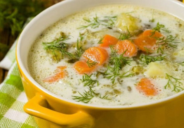 Wiosenna zupa koperkowa