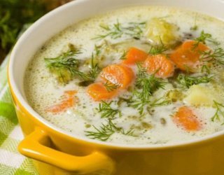 Wiosenna zupa koperkowa