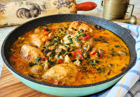 Pierś z kurczaka w kokosowym sosie