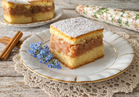 Jabłecznik na cieście ucieranym