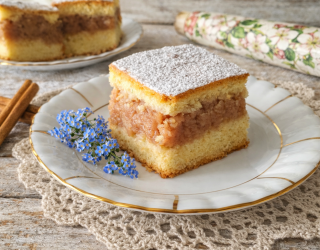 Jabłecznik na cieście ucieranym