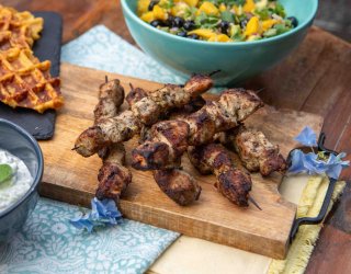 Grecki kurczak souvlaki Ewy Wachowicz