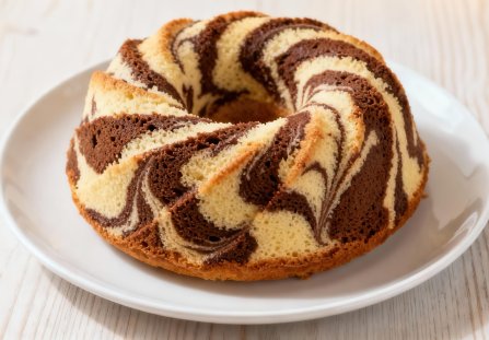 Śmietankowa babka łaciata
