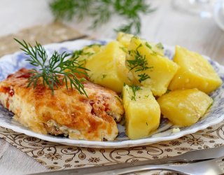 Filet pod serową pierzynką