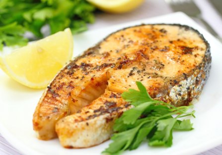 Grillowany łosoś