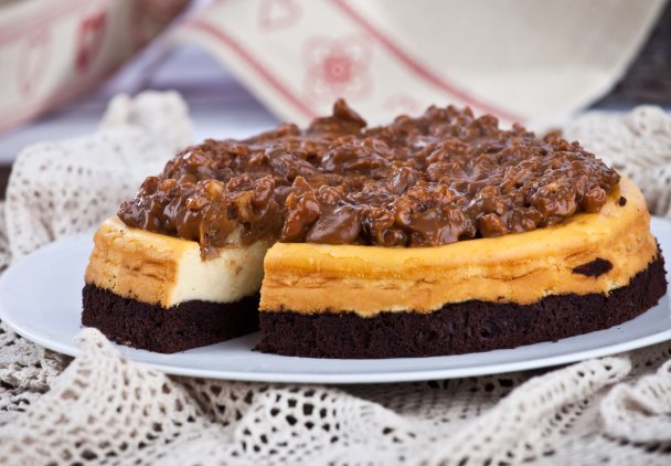 Sernik na spodzie Oreo