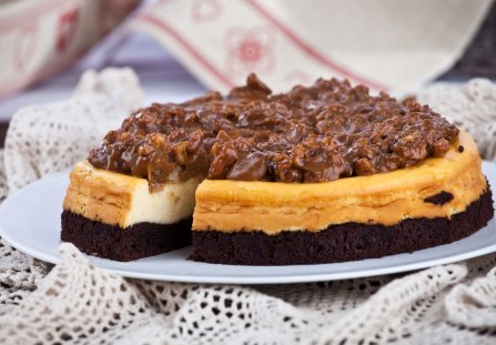 Sernik na spodzie Oreo