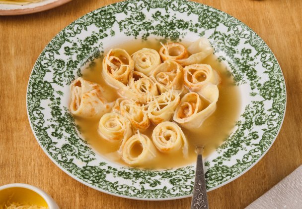 Zupa z naleśnikami