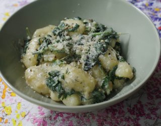 Gnocchi z gorgonzolą i pokrzywą zamiast szpinaku