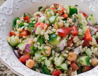Sałatka z kaszy bulgur