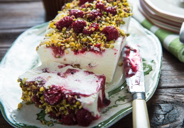 Semifreddo z pistacjami