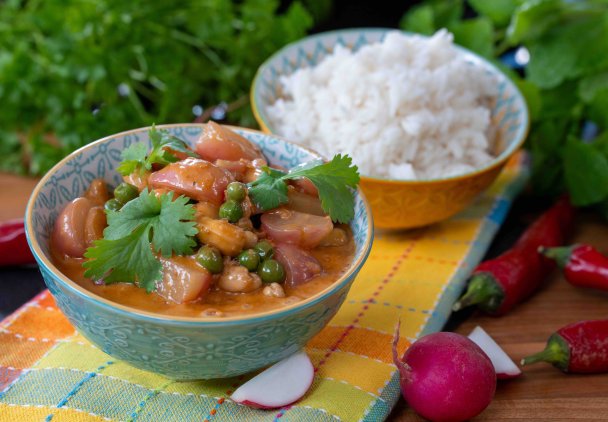 Curry z rzodkiewką według Ewy Wachowicz