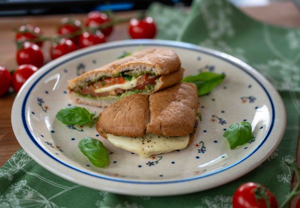 Ciabatta caprese według Ewy Wachowicz