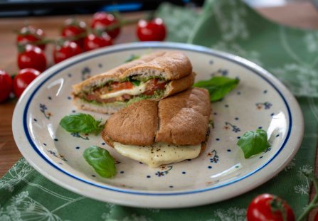 Ciabatta caprese według Ewy Wachowicz