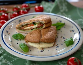 Ciabatta caprese według Ewy Wachowicz