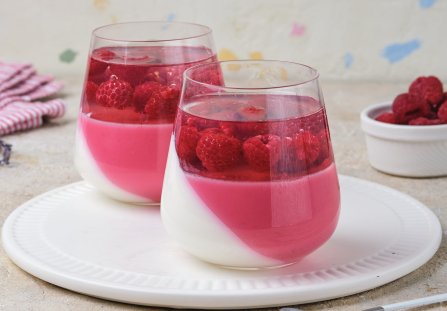 Panna cotta z galaretką