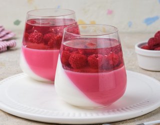 Panna cotta z galaretką